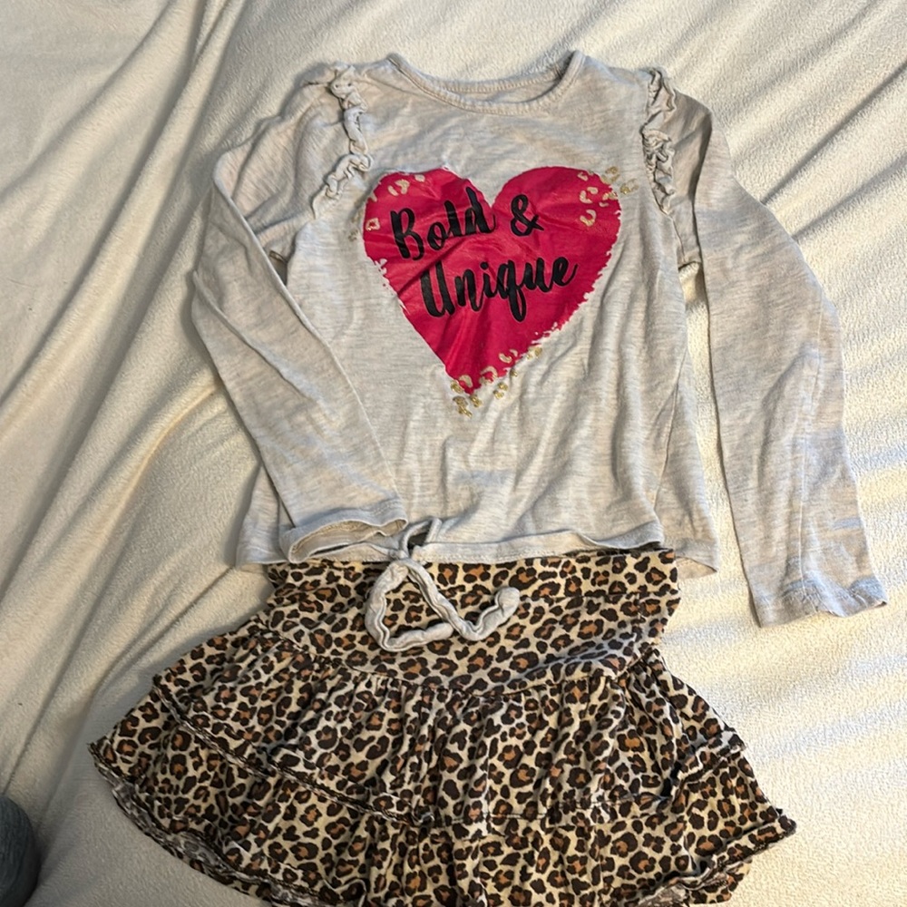 Pink Velvet size 7 two piece set